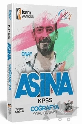 2021 KPSS Coğrafya Aşina Tamamı Çözümlü Soru Bankası – Önay Çepe – İSEM Yayıncılık kitap kapağı