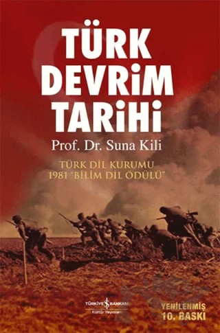 Türk Devrim Tarihi – Suna Kili – İş Bankası Kültür Yayınları kitap kapağı