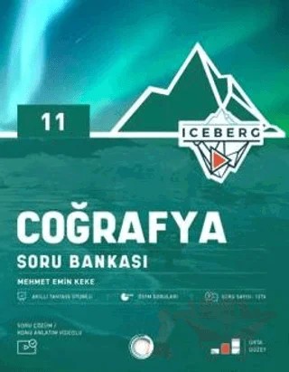 11. Sınıf Iceberg Coğrafya Soru Bankası – Mehmet Emin Keke – Okyanus Yayınları kitap kapağı
