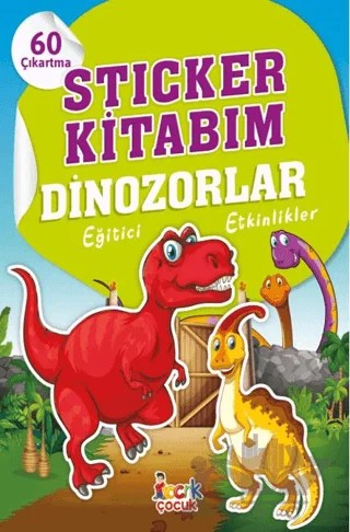 Sticker Kitabım Dinozorlar – Kolektif – Bıcırık Yayınları kitap kapağı