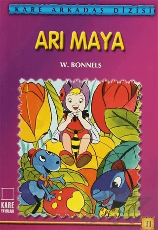 Arı Maya – W. Bonnels – Kare Yayınları kitap kapağı