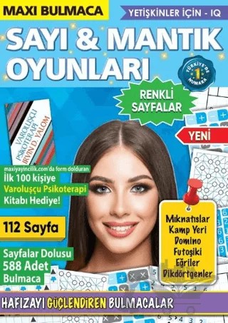 Maxi Sayı ve Mantık Oyunları 15 – Bertan Kodamanoğlu – Maxi Yayıncılık kitap kapağı