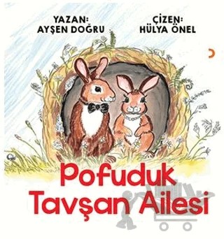 Pofuduk Tavşan Ailesi – Ayşen Doğru – Cinius Yayınları kitap kapağı