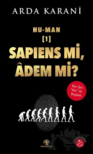 Hu-Man: Sapiens Mi, Adem Mi? – Arda Karani – Mavi Nefes Yayınları kitap kapağı