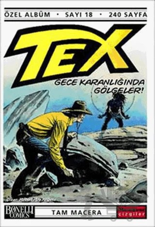 Tex Özel Albüm Sayı: 18 Gece Karanlığında Gölgeler! – Claudıo Nizzi – Oğlak Yayıncılık kitap kapağı