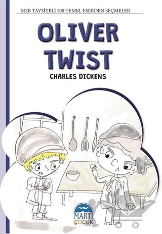 Oliver Twist – Charles Dickens – Martı Çocuk Yayınları kitap kapağı