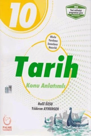Palme 10. Sınıf Tarih Konu Anlatımlı – Halil Özsu, Yıldırım Aymergen – Palme Yayınları kitap kapağı