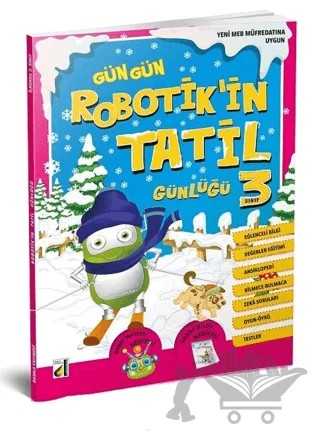 Gün Gün Robotik'in Tatil Günlüğü 3 – Kolektif – Damla Yayınevi kitap kapağı