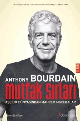 Mutfak Sırları – Anthony Bourdain – Domingo Yayınevi kitap kapağı
