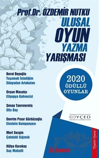 Ulusal Oyun Yazma Yarışması - 2020 Ödüllü Oyunlar – Özdemir Nutku – Dramatik Yayınları kitap kapağı