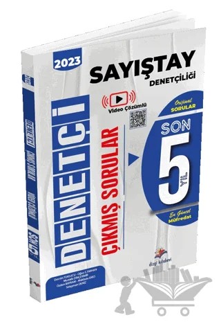 Denetçi Sayıştay Denetçiliği Son 5 Yıl Video Çözümlü Çıkmış Sınav Soruları – Kolektif – Dizgi Kitap kitap kapağı