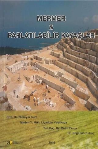 Mermer ve Parlatılabilir Kayaçlar – Hüseyin Kurt – Atlas Akademi kitap kapağı