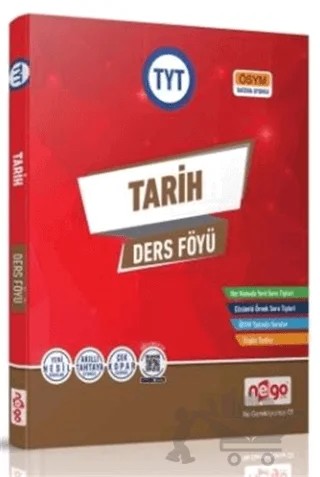 TYT Tarih Ders Föyü – Kolektif – Nego Yayınları kitap kapağı