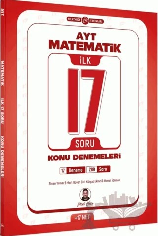 AYT Matematik İlk 17 Soru Konu Denemeleri – Mert Güven – Mert Hoca Yayınları kitap kapağı