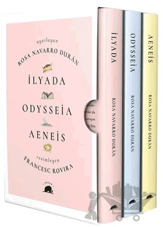Çocuklar İçin Destanlar: İlyada - Odysseia - Aeneis (3 Kitap Takım) – Homeros, Vergilius – Kolektif Kitap kitap kapağı