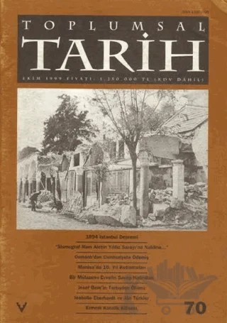 Toplumsal Tarih Dergisi Sayı: 70 – Tarih Vakfı Yurt Yayınları - Toplumsal Tarih Dergisi kitap kapağı