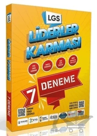 8. Sınıf LGS 7 Deneme Video Çözümlü – Kolektif – Liderler Karması Yayınları kitap kapağı
