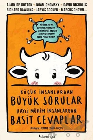 Küçük İnsanlardan Büyük Sorular Hayli Mühim İnsanlardan Basit Cevaplar – Kolektif – Domingo Yayınevi kitap kapağı