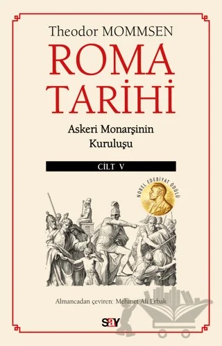 Roma Tarihi 5. Cilt – Theodor Mommsen – Say Yayınları kitap kapağı