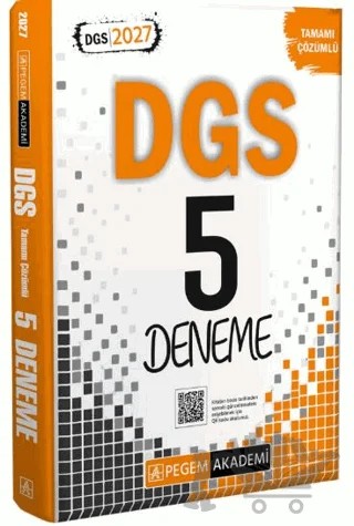 2027 DGS Tamamı Çözümlü 5 Deneme – Kolektif – Pegem Akademi Yayıncılık kitap kapağı