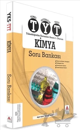 2018 YKS - TYT Kimya Soru Bankası (1. Oturum) – Alper Çetin, Kutluğ Topcan – Delta Kültür Yayınevi kitap kapağı