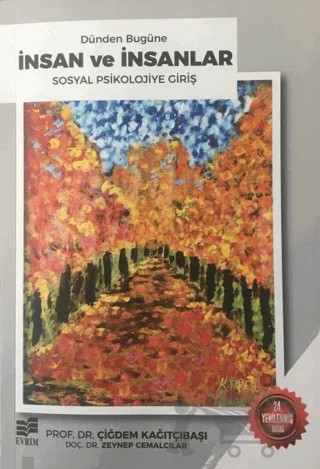 Dünden Bugüne İnsan ve İnsanlar – Çiğdem Kağıtçıbaşı, Zeynep Cemalcılar – Evrim Yayınevi kitap kapağı