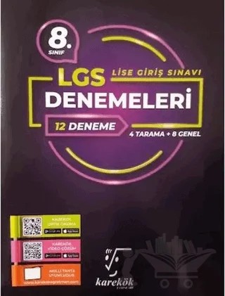 8. Sınıf Lgs 12 Deneme – Kolektif – Karekök Yayıncılık kitap kapağı