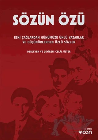 Sözün Özü – Celal Üster – Can Yayınları kitap kapağı