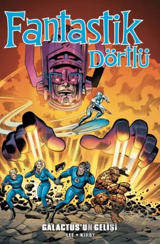 Fantastik Dörtlü Galactus'un Gelişi – Stan Lee – Arka Bahçe Yayıncılık kitap kapağı