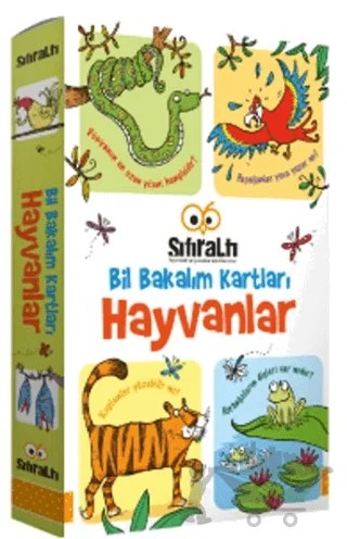 Bil Bakalım Kartları - Hayvanlar – Simon Tudhope – Sıfıraltı Yayıncılık kitap kapağı