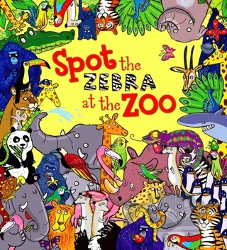 Spot The Zebra At The Zoo – Kolektif – QED kitap kapağı