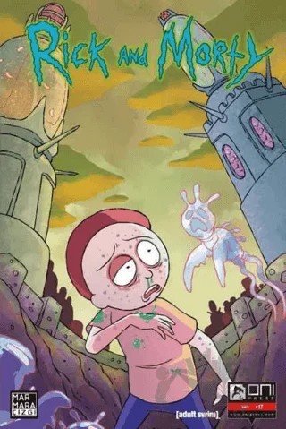 Rick and Morty 17 – Zac Gorman – Marmara Çizgi kitap kapağı