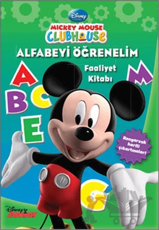 Alfabeyi Öğrenelim - Çıkartmalı Faaliyet Kitabı – Kolektif – Doğan Egmont Yayıncılık kitap kapağı