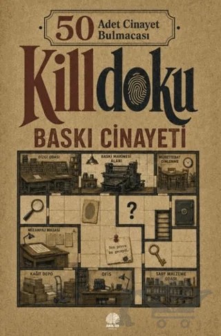 50 Cinayet Bulmacası Killdoku Baskı Cinayeti – Kolektif – Akıl İzi Yayınları kitap kapağı