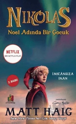 Nikolas - Noel Adında Bir Çocuk – Matt Haig – Orman Kitap kitap kapağı