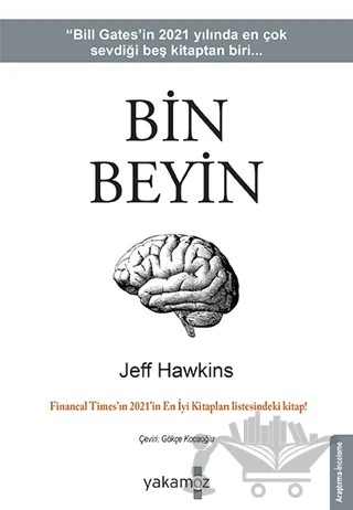 Bin Beyin – Jeff Hawkins – Yakamoz Yayınevi kitap kapağı
