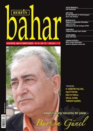 Berfin Bahar Aylık Kültür, Sanat ve Edebiyat Dergisi Sayı: 179 – Berfin Bahar Dergisi kitap kapağı
