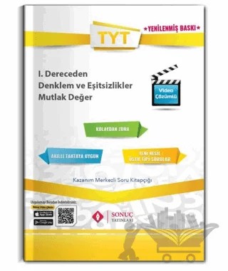 AYT 1.Dereceden Denklem ve Eşitsizlikler Mutlak Değer – Kolektif – Sonuç Yayınları kitap kapağı