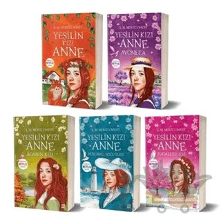 Yeşilin Kızı Anne Seti (5 Kitap Takım) – L. M. Montgomery, Lucy Maud Montgomery – Dokuz Yayınları kitap kapağı