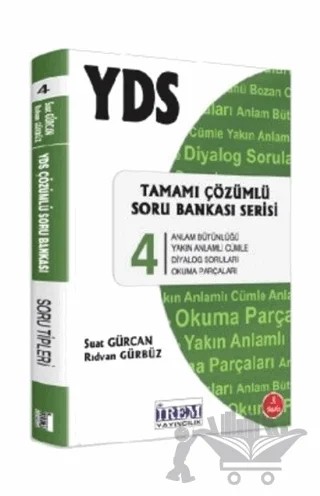 YDS Tamamı Çözümlü Soru Bankası Serisi 4 – Rıdvan Gürbüz, Suat Gürcan – İrem Yayıncılık kitap kapağı