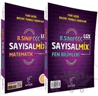 8. Sınıf LGS Sayısalmix Matematik - Fen Bilimleri – Kolektif – Karekök Yayıncılık kitap kapağı