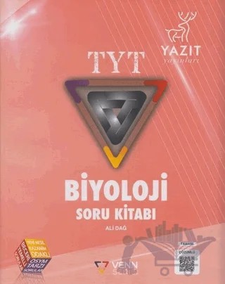 YKS TYT Biyoloji Soru Kitabı Venn Serisi – Ali Dağ – Yazıt Yayıncılık kitap kapağı