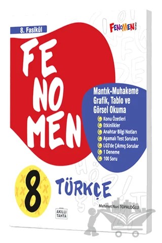 8. Sınıf Türkçe 8. Fasikül Fenomen Yayınları – Kolektif – Fenomen Yayınları kitap kapağı