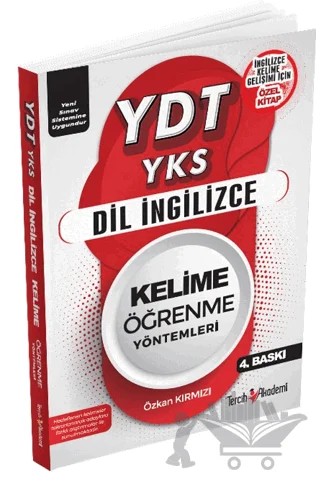YDT YKS DİL İngilizce Kelime Öğrenme Yöntemleri – Özkan Kırmızı – Tercih Akademi Yayınları kitap kapağı