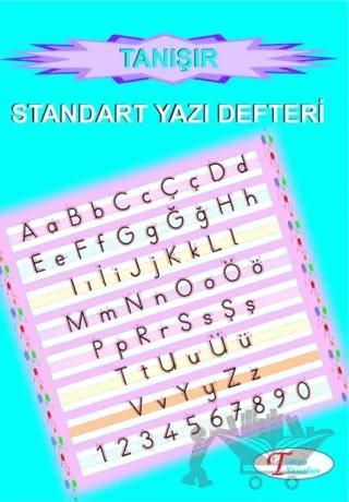 Büyük Standart Yazı Defteri – Elif K. Tanışır, Ferzende Tanışır – Tanışır Yayınları kitap kapağı