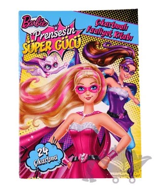 Barbie Prensesin Süper Gücü : Çıkartmalı Faaliyet Kitabı – Kolektif – Doğan Egmont Yayıncılık kitap kapağı