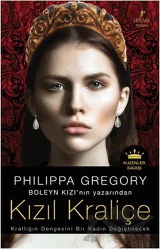 Kızıl Kraliçe – Philippa Gregory – Artemis Yayınları kitap kapağı