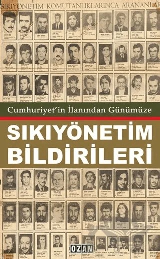 Cumhuriyet’in İlanından Günümüze Sıkıyönetim Bildirileri – Raşit Kısacık – Ozan Yayıncılık kitap kapağı