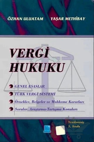 Vergi Hukuku – Özhan Uluatam – İmaj Yayıncılık kitap kapağı