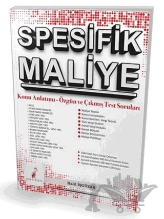 Spesifik Maliye – Halil İşgüzar – Pelikan Tıp Teknik Yayıncılık kitap kapağı